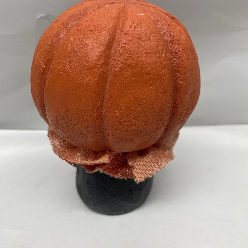 Ashland Primitive Halloween Pumpkin Head Figurine 5